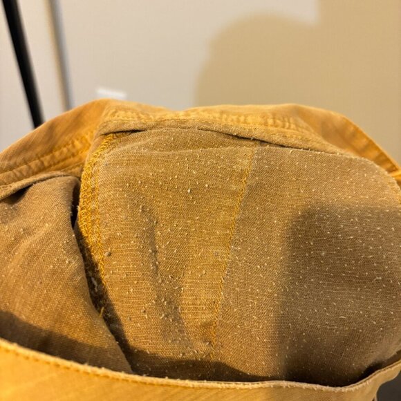 Free People Liberty Wide Leg Pleated Caramel Tan Pants - Picture 11 of 12